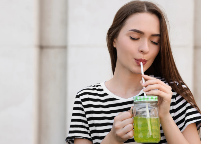 Use a straw to drink liquids - Photo Gallery