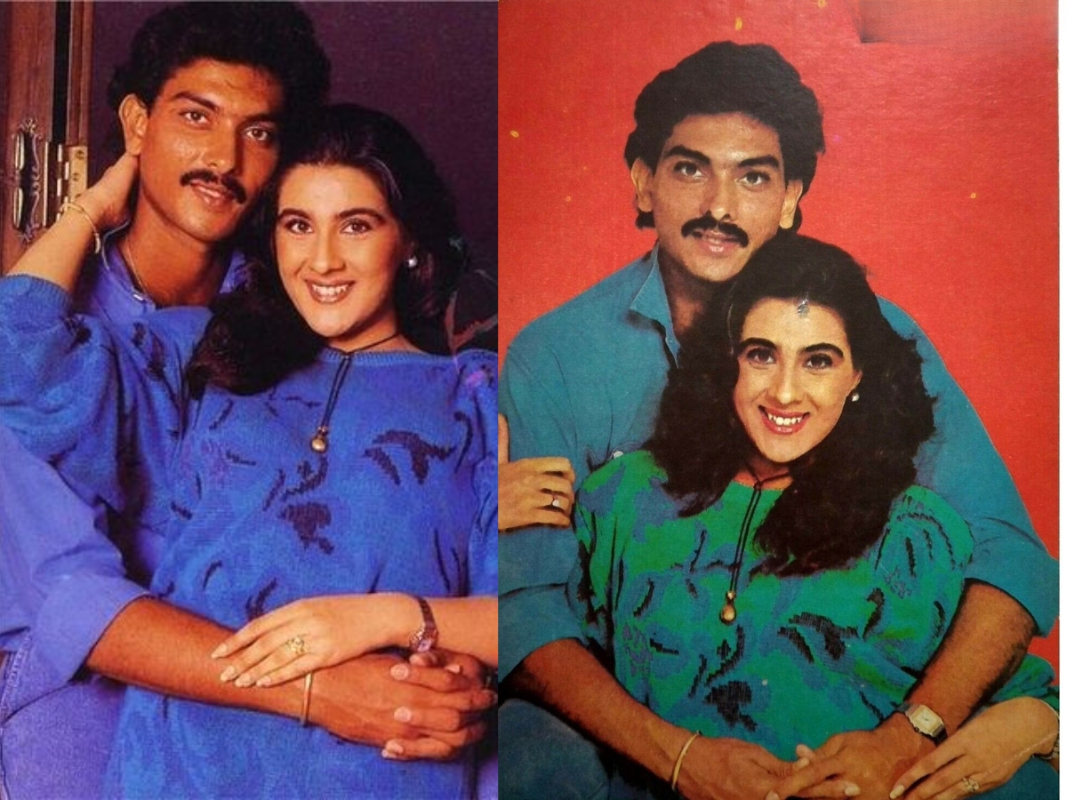 Ravi Shastri and Amrita Singh - Photo Gallery