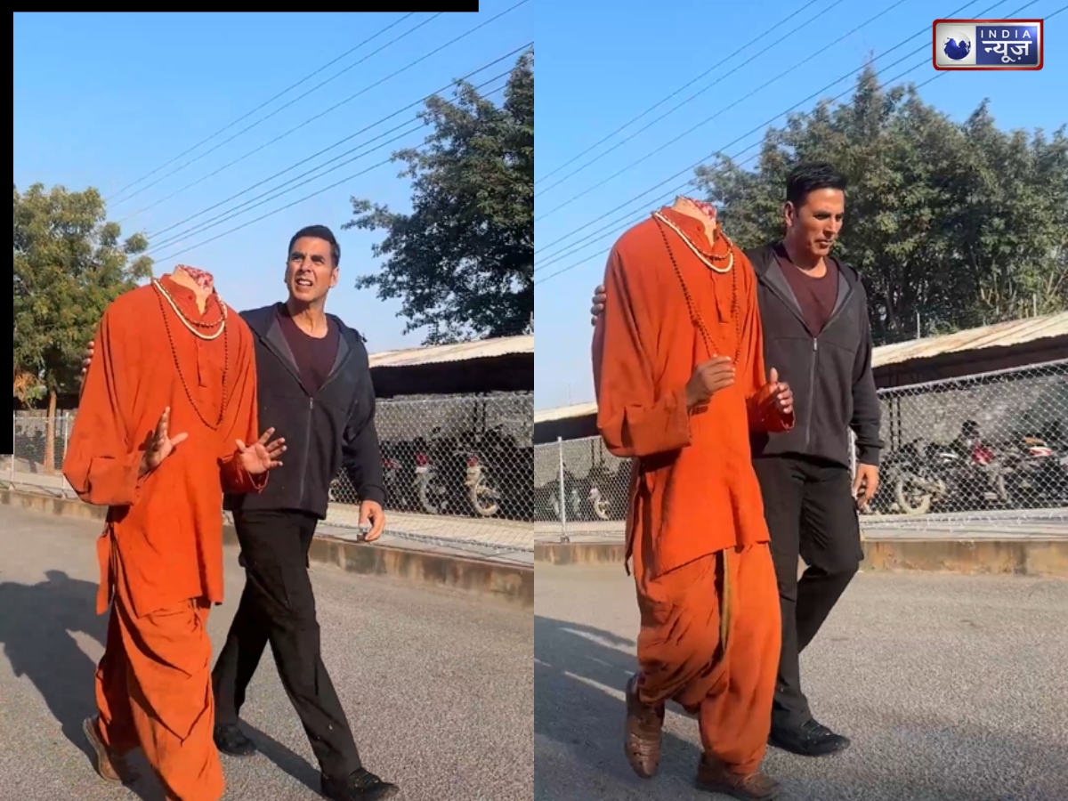 ‘भूत बंगला’ रिलीज से पहले सरकटे के साथ दिखे अक्षय कुमार, वीडियो देख छिड़ी जंग, फैंस ने लगाई क्लास