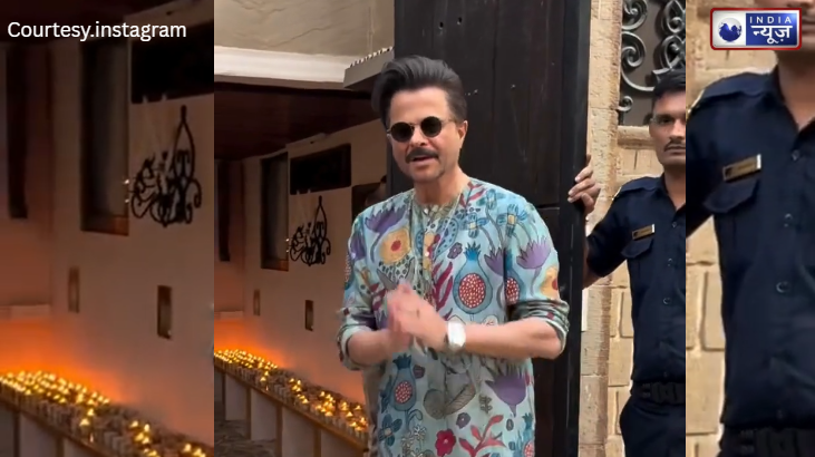 उम्र को रखा Anil Kapoor ने जेब में! बेटी की गोद भराई में इतने डैशिंग दिखे, लोग बोले- ये नाना हैं या भाई?