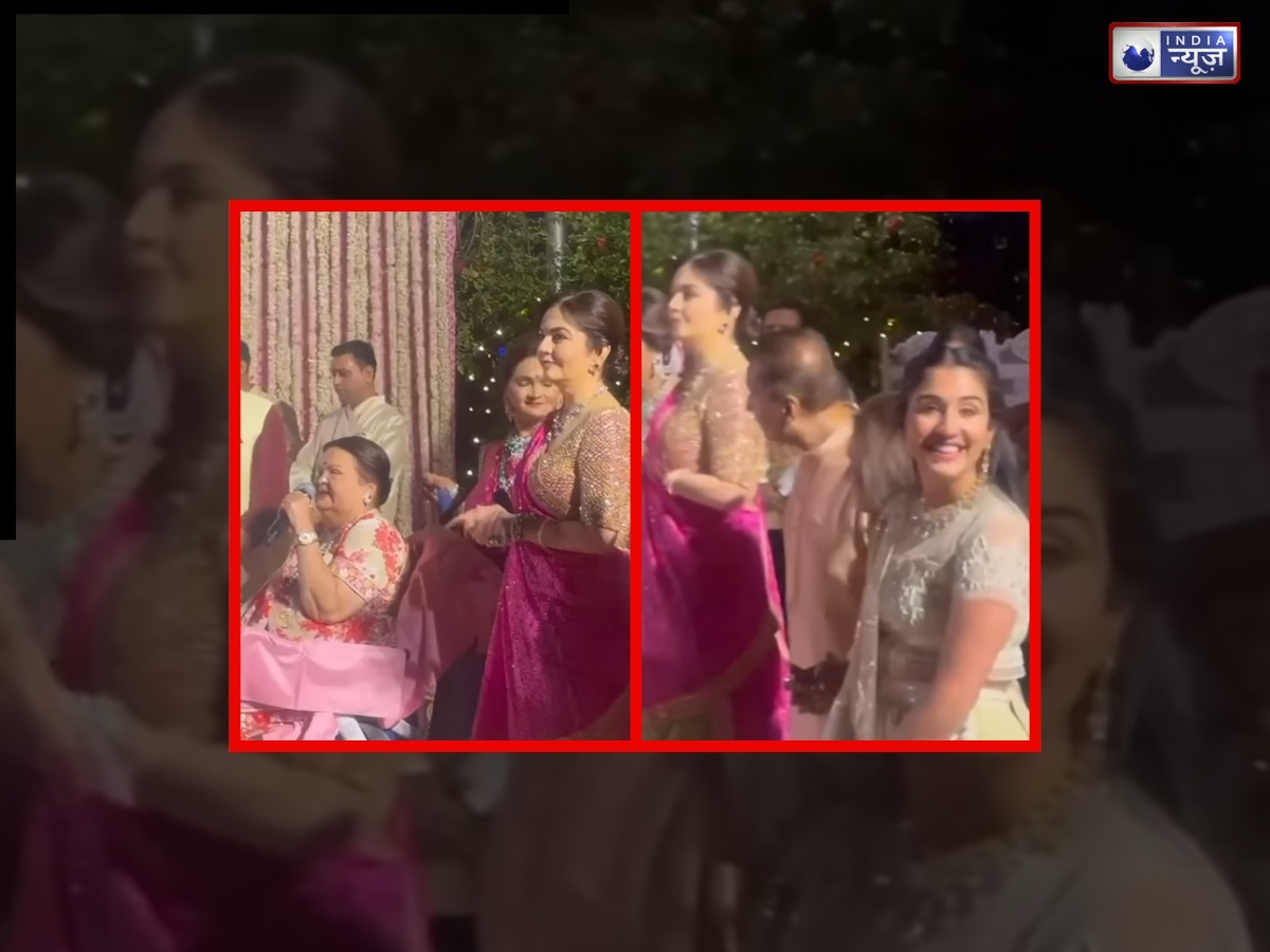 फैमिली शादी में नीता अंबानी और राधिका मर्चेंट का शाही अंदाज: पिंक साड़ी और हीरों की चमक ने जीता सबका दिल