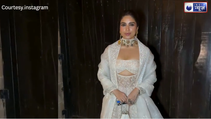 हुस्न की सफेद बिजली: Bhumi Pednekar ने देसी लुक से ढाया कहर, देख कैमरे भी रह गए दंग!