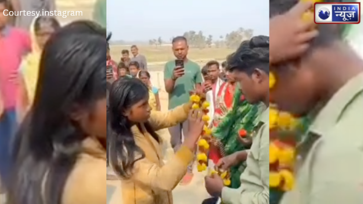 आधी रात को उतरा ‘आशिकी’ का भूत: रंगे हाथ पकड़ा प्रेमी, तो पंचायत ने हाथों-हाथ बनवा दिया दूल्हा!