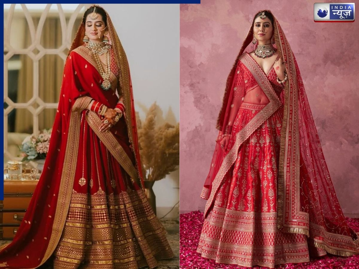 Double Dupatta Wedding Lehenga Style - Photo Gallery