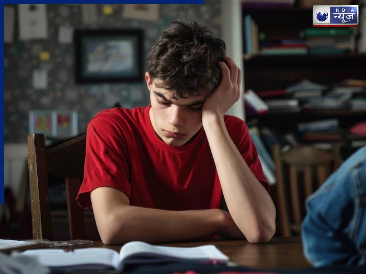 Exam stress forces students to practice social distancing. - Photo Gallery