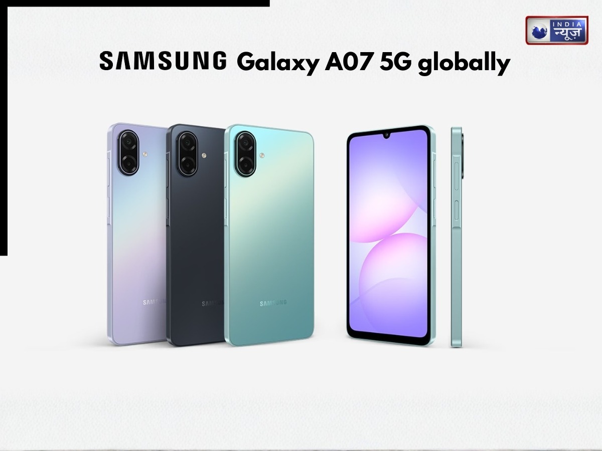 6000mAh की बड़ी बैटरी के साथ लॉन्च हुआ Samsung Galaxy A07 5G, जानें फीचर्स और कैमरा में कैसा है यह स्मार्टफोन