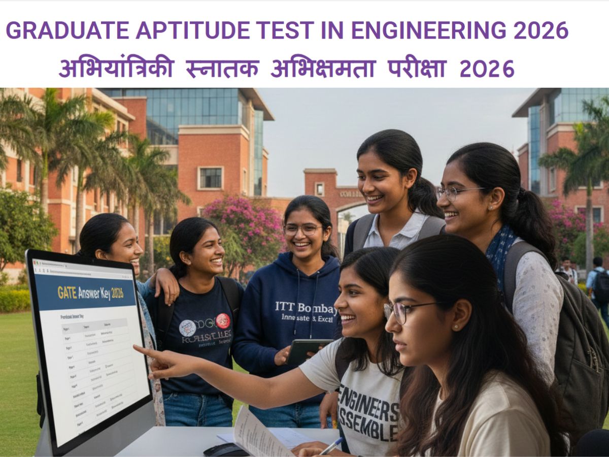 GATE Answer Key 2026 Date: गेट 2026 आंसर की gate2026.iitg.ac.in पर जल्द, ऐसे कर पाएंगे डाउनलोड