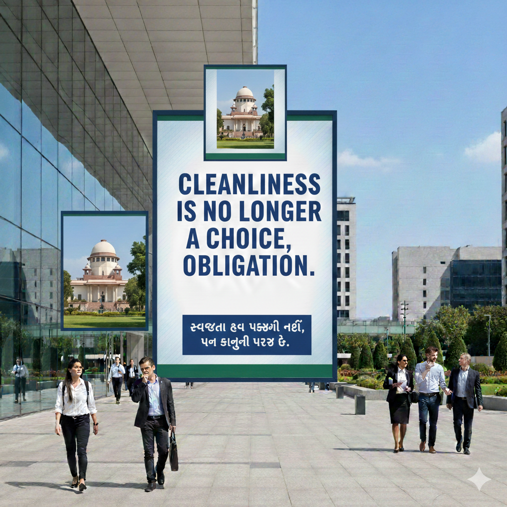 “સ્વચ્છતા હવે પસંદગી નહીં, પણ કાનૂની ફરજ છે.”