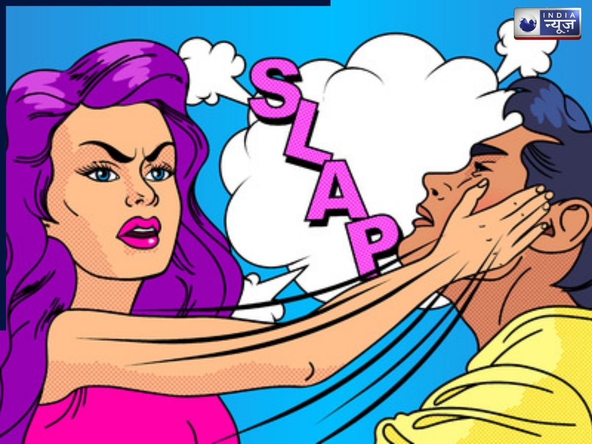 कैमरे में कैद हुई क्रूरता, पत्नी ने पति पर बरसाए थप्पड़, उजागर हुआ घरेलू हिंसा का खौफनाक चेहरा