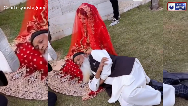 62 की उम्र में दादा बने दूल्हा और 25 की लड़की से शादी, हकीम जी का दुल्हनिया के साथ फोटोशूट देख जल भुन गए कुंवारे!