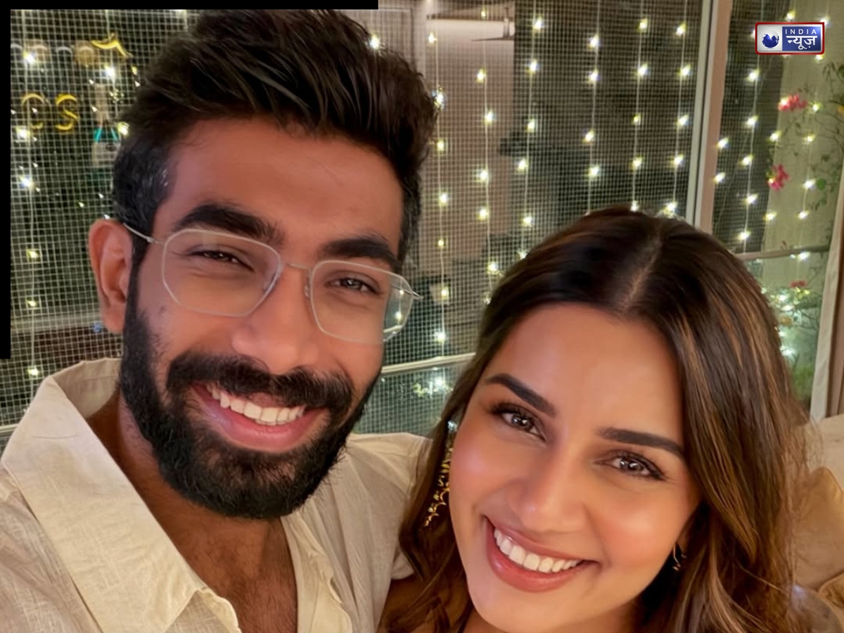 Jasprit Bumrah and Sanjana Ganesan - Photo Gallery