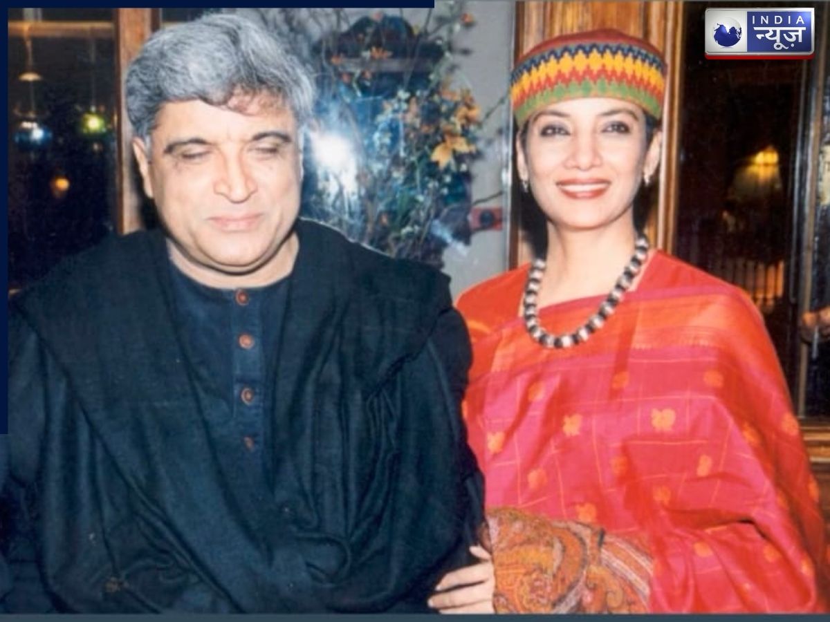 Shabana Azmi shared a photo with her husband Javed Akhtar on Instagram. - Photo Gallery