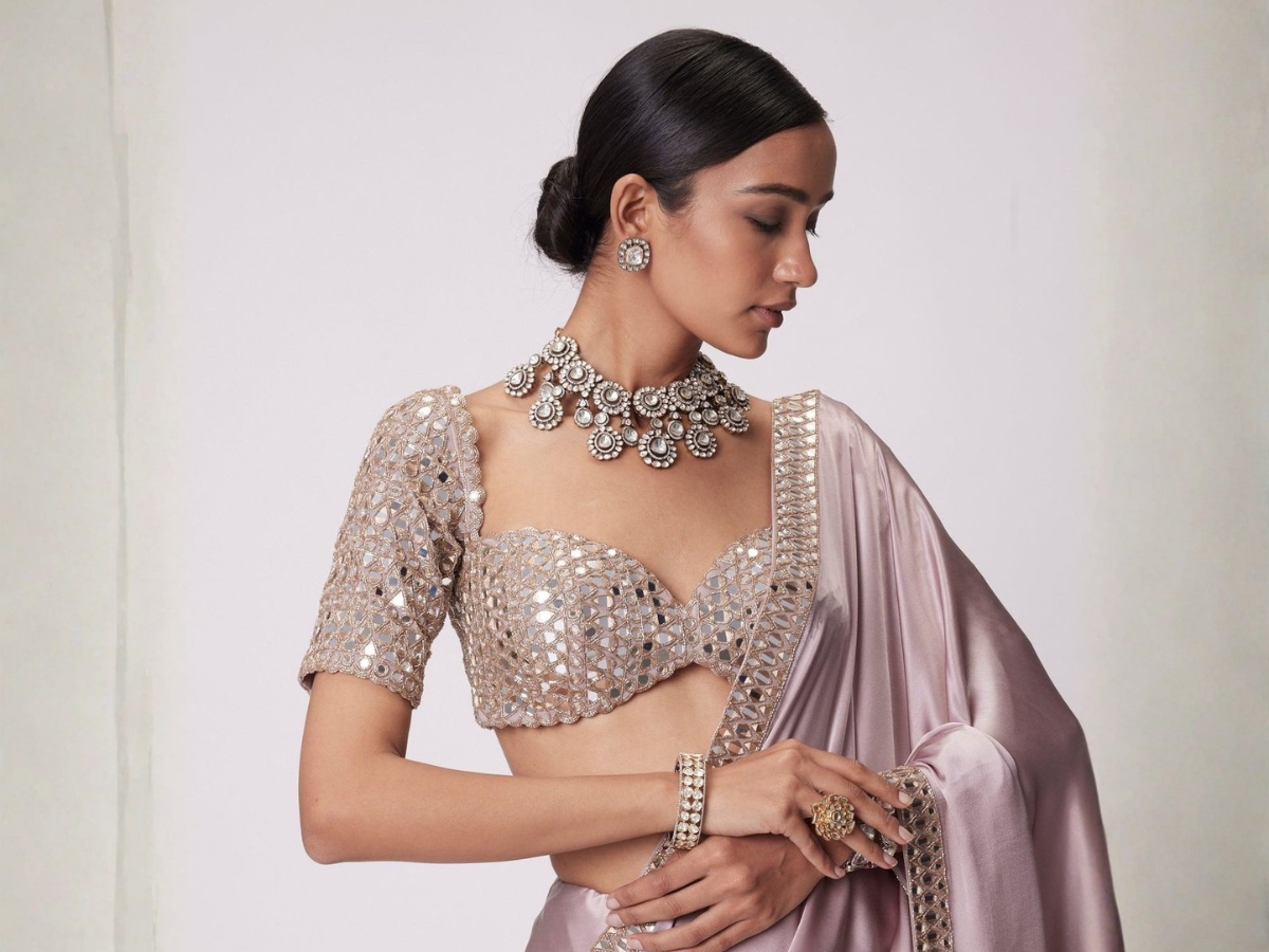 mirror work blouse - Photo Gallery