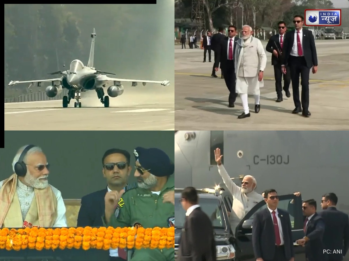 असम की धरती पर ऐतिहासिक पल! सी-130 जे के साथ पीएम मोदी की खास उड़ान, लैंडिंग का वीडियो आया सामने