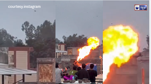 तमाशा बन गई जिंदगी: मुंह में पेट्रोल भरकर आग से खेल रहा था युवक, एक झटके में शरीर बना आग का गोला!