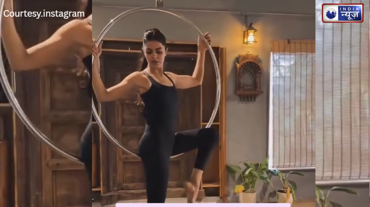 बिजली की तरह हवा में लहराईं Priyanka Chahar Choudhary, एरियल डांस देख फैंस के छूटे पसीने!