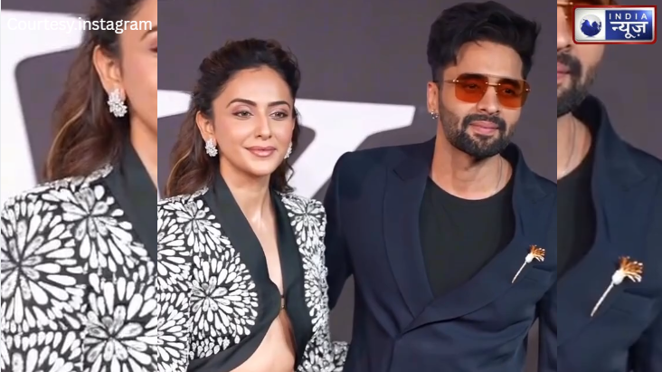 इवेंट में छा गए Jackky-Rakul; सरेआम दिए ‘कपल गोल्स’, दोनों का रोमांटिक अंदाज देख फीके पड़े बाकी सितारे! - Photo Gallery