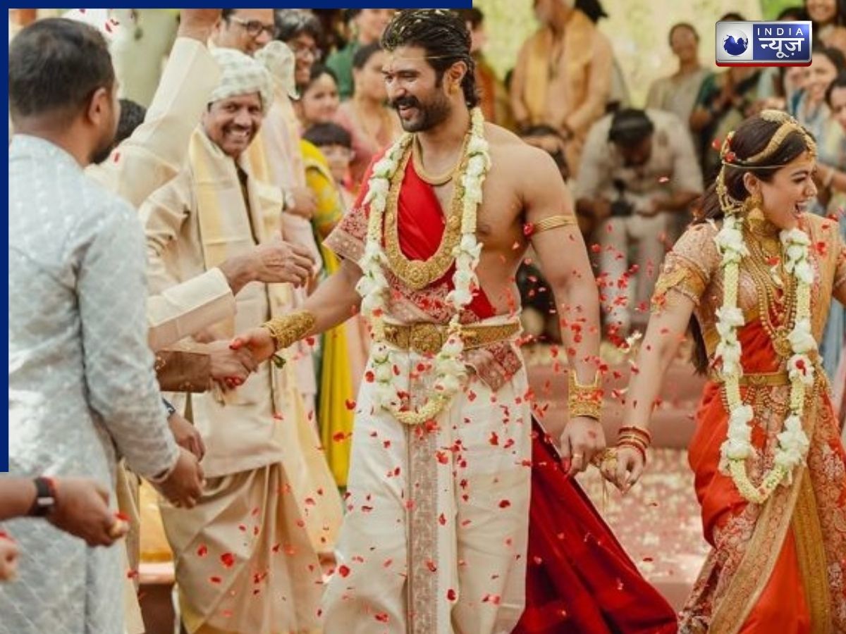 What was Vijay Deverakonda's wedding outfit like? - Photo Gallery
