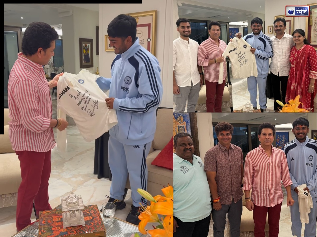 Sachin Tendulkar-Ayush Mhatre: मास्टर ब्लास्टर का गुरू मंत्र! सचिन तेंदुलकर ने अंडर-19 टीम के कप्तान आयुष म्हात्रे को दिया खास तोहफा