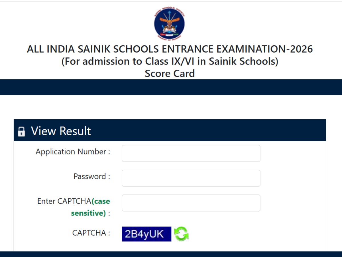 AISSEE Result 2026 Declared: सैनिक स्कूल कक्षा 6, 9वीं रिजल्ट exam.nta.nic.in पर जारी, आसानी से ऐसे करें चेक