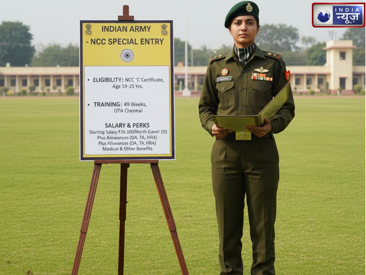 Indian Army NCC Entry Salary: भारतीय सेना एनसीसी एंट्री में कितनी है सैलरी, कैसे मिलती है नौकरी? जानें सुविधाएं