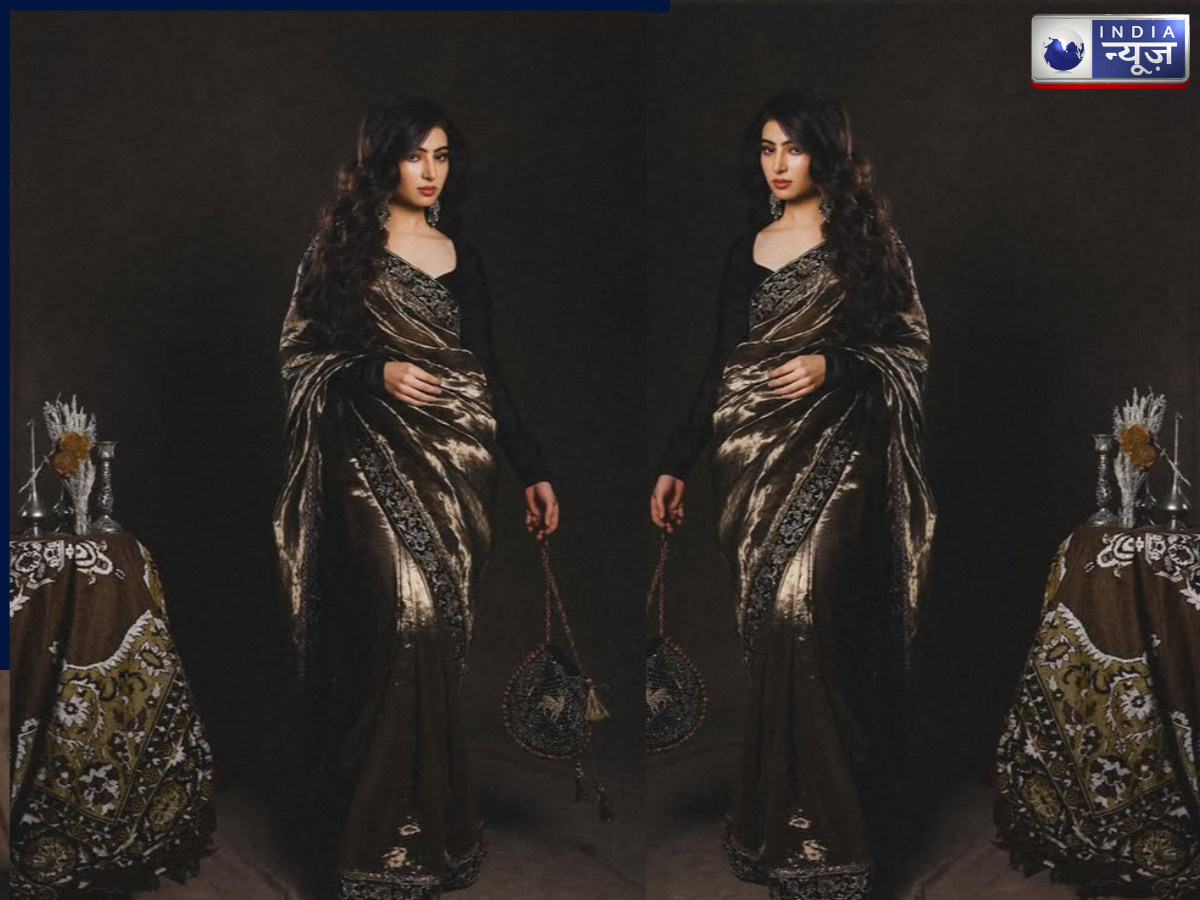 Heavy earrings and Potli bag - Photo Gallery