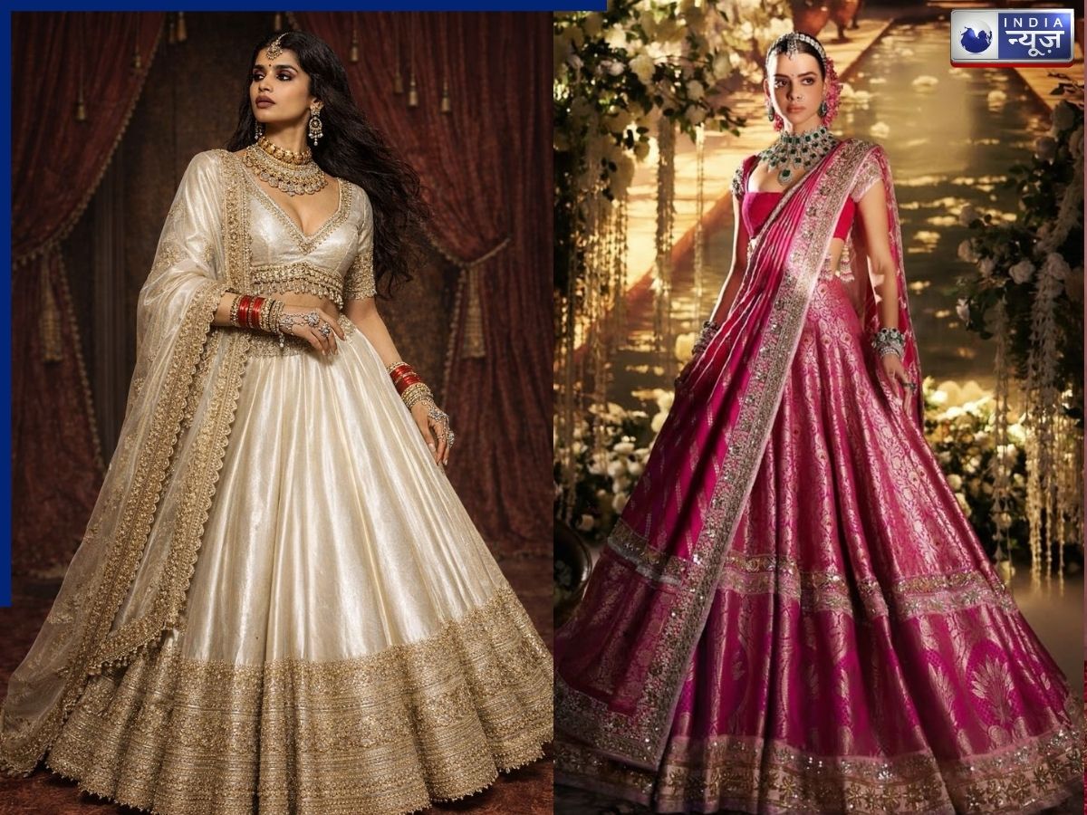 Sequin Work Bridal Lehenga - Photo Gallery