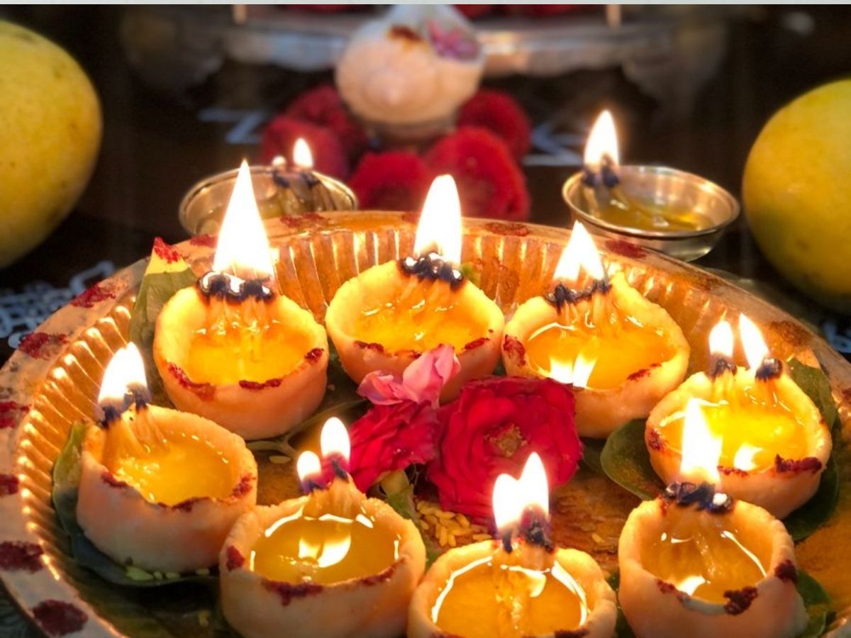 Diya Lighting Traditions in Diwali - Photo Gallery