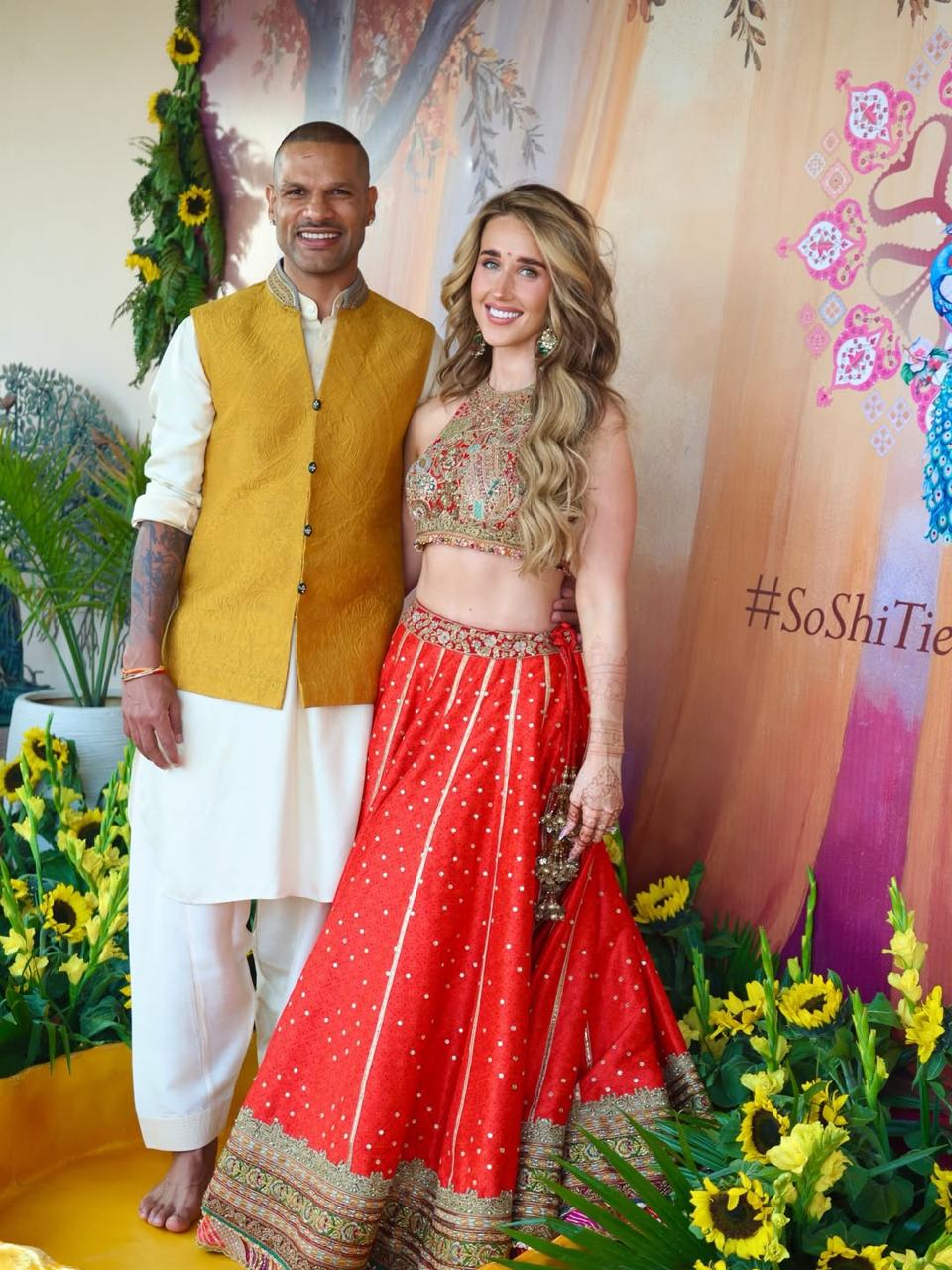 Shikhar dhawan sophie shine sangeet Ceremony and mehndi photos - Photo Gallery