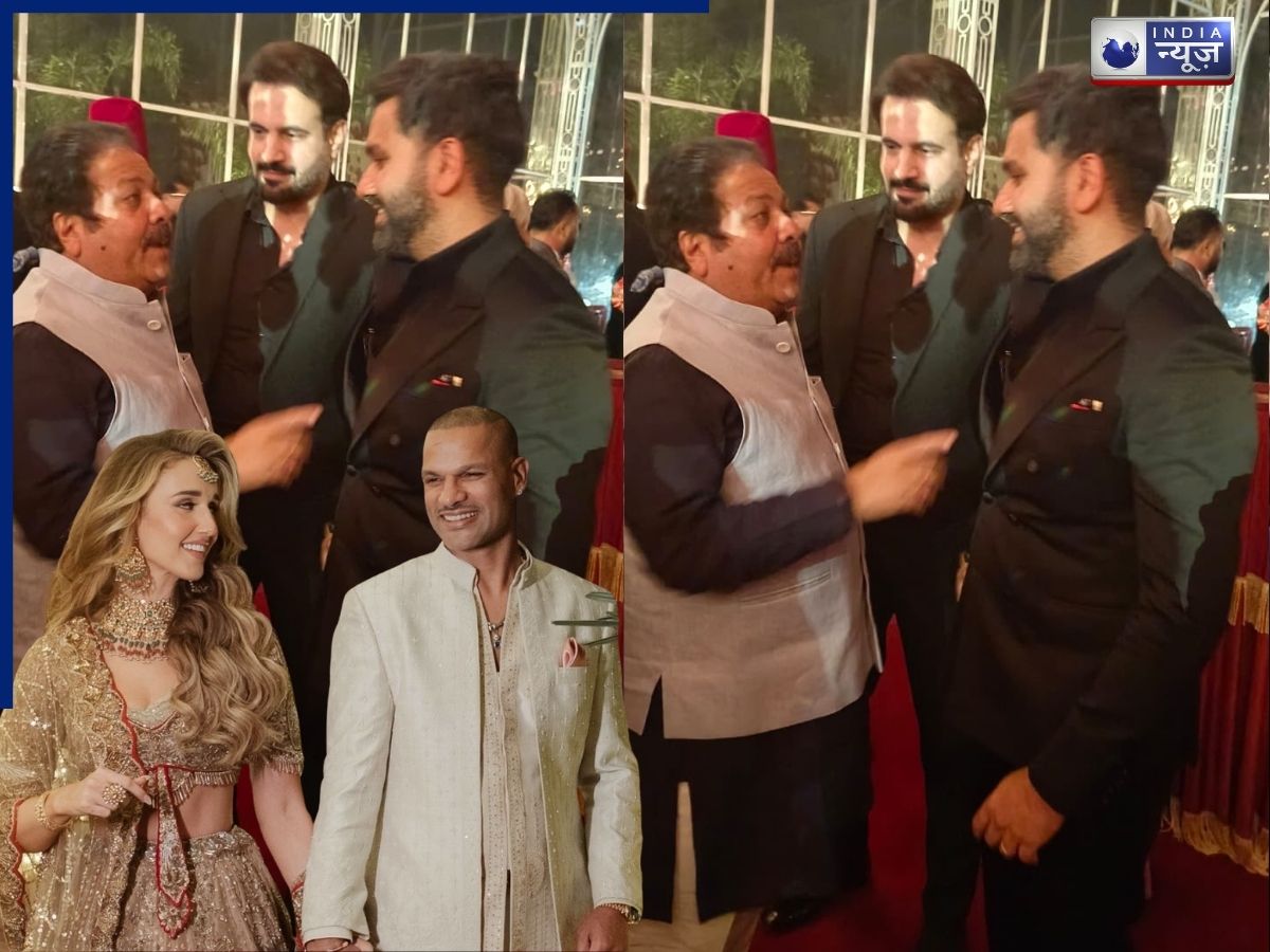 इंटरनेट पर आग लगा रही हैं धवन और सोफी शाइन की ये वेडिंग फोटोज! शादी में रोहित के साथ ये दिग्गज क्रिकेटर भी आए नजर