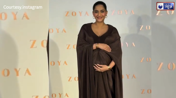 Sonam Kapoor का ‘रॉयल’ लुक, रेड कार्पेट पर संभल-संभल कर चलीं ‘मॉम-टू-बी’, चेहरे का नूर देख फिदा हुए फैंस!