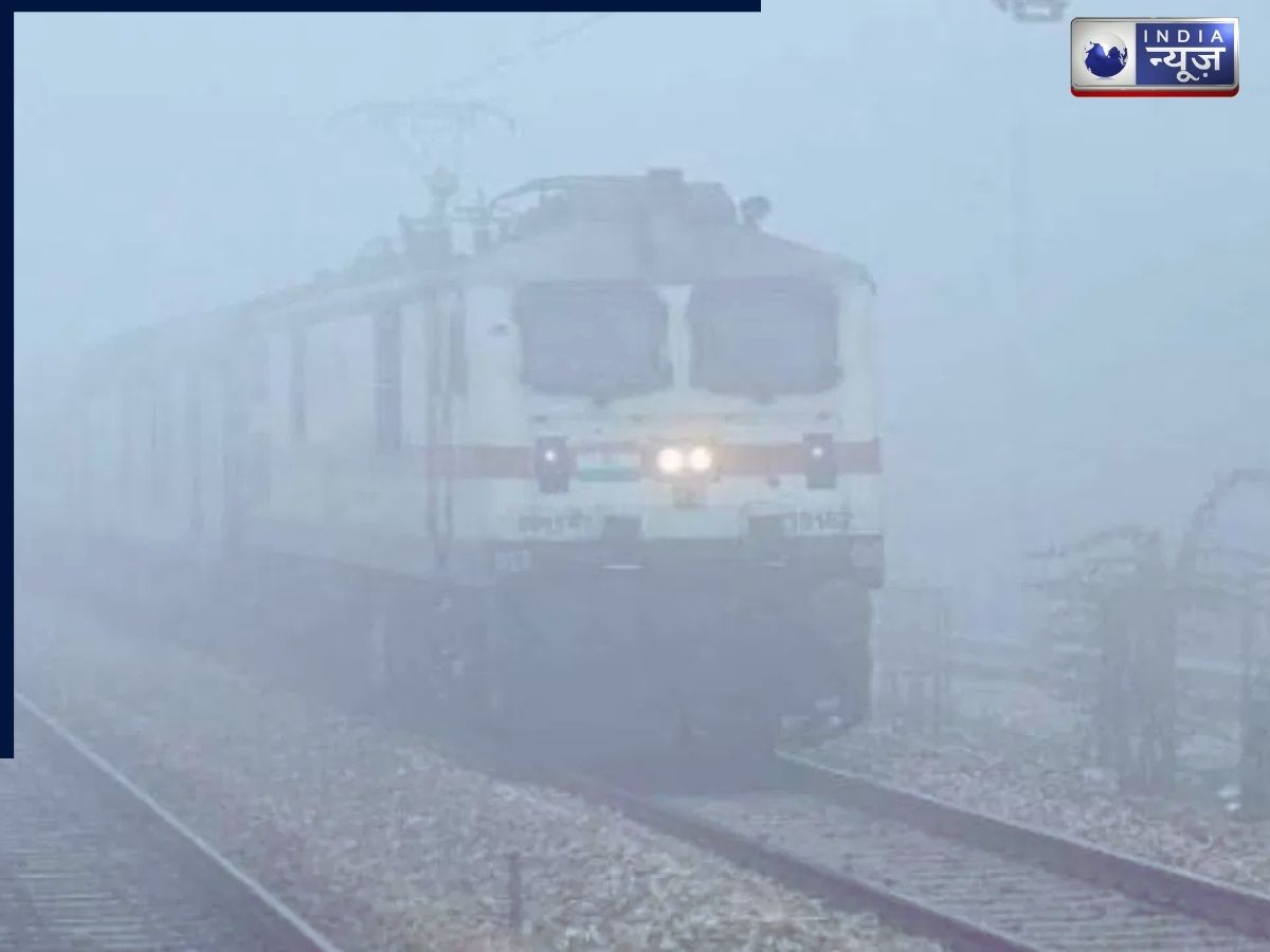 Trains Late News: कोहरे से थम गई ट्रेनों की रफ्तार, हमसफर से लेकर शताब्दी तक करीब 100 ट्रेनें हुईं लेट