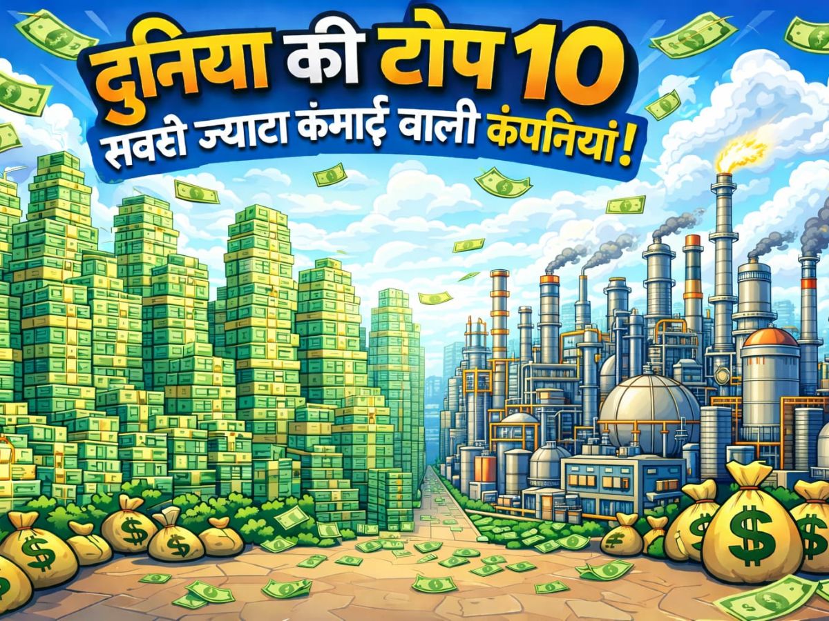 दुनिया की टॉप 10 सबसे ज्यादा कमाई वाली कंपनियां कौन-सी हैं? क्या लिस्ट में कोई भारतीय दिग्गज भी शामिल है?