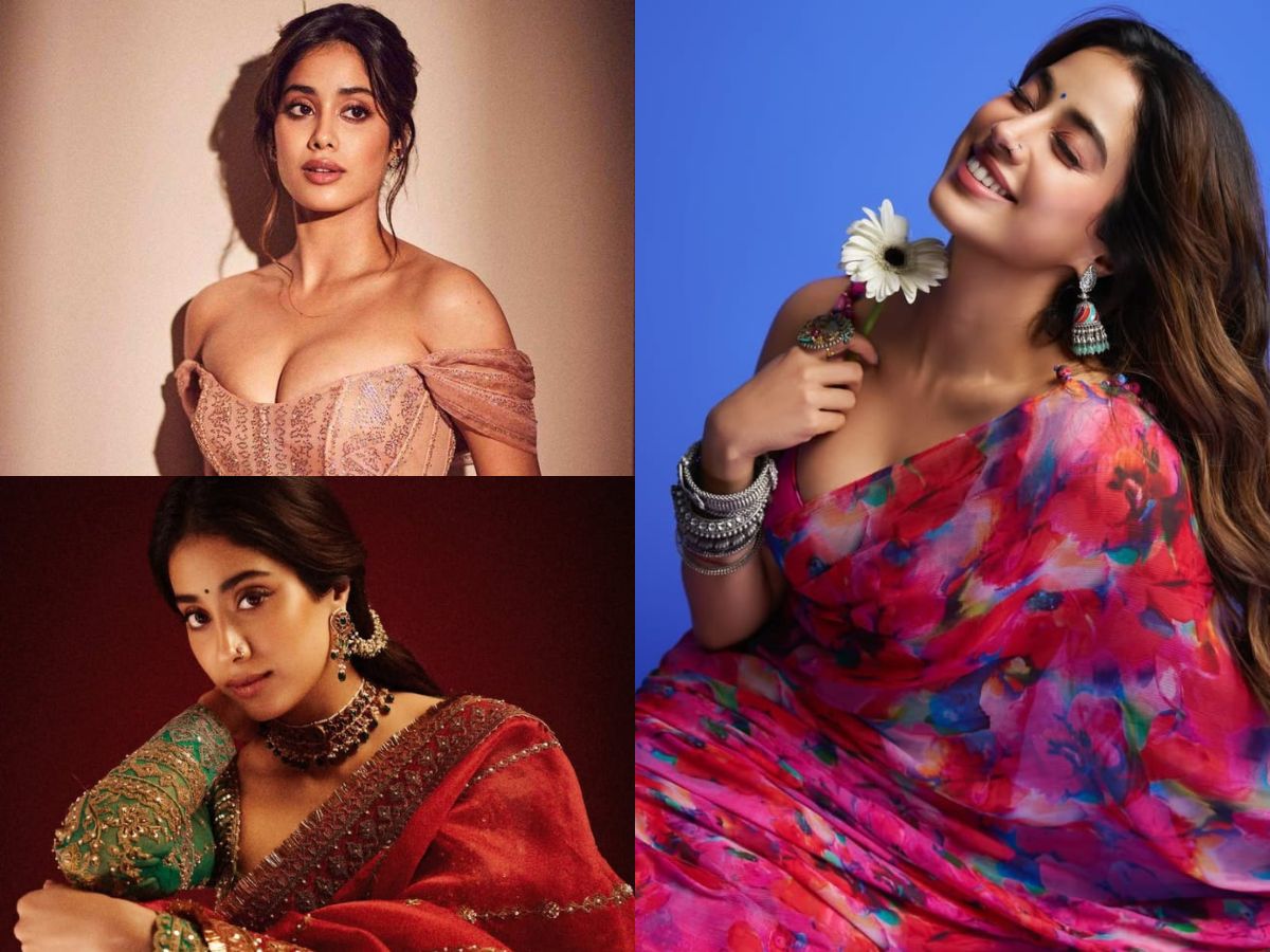साड़ी में Janhvi Kapoor का जलवा! 7 लुक्स जिन्होंने इंटरनेट का तापमान बढ़ा दिया