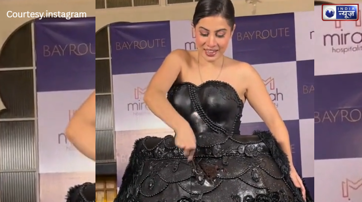 अपनी ही ड्रेस काट-कर खिलाएंगी Urfi Javed, फैशन पंहुचा आउट ऑफ़ टाउन देखें ये केक ऑउटफिट!