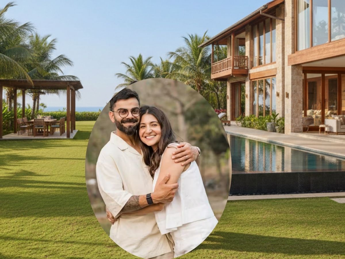 10000 वर्ग फुट में फैला, कीमत 32 करोड़… विराट-अनुष्का का अलीबाग वाला विला देखा क्या? आइए कराते हैं वीडियो Tour