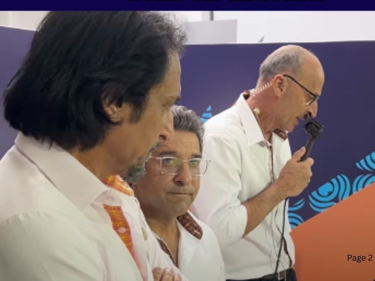 बेबस, हताश, चेहरे पर मायूसी… पाकिस्तान की हार, उतर गया वसीम अकरम का चेहरा, वीडियो वायरल