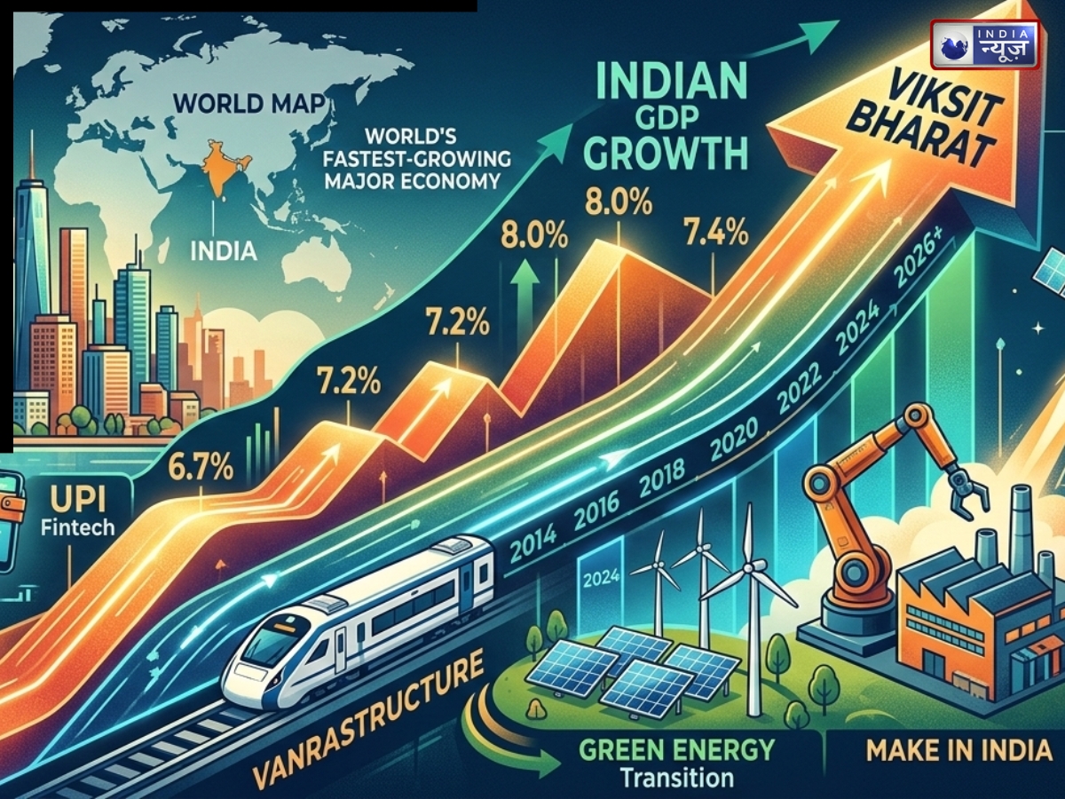 India GDP Growth: भारत की GDP ग्रोथ 7.6% पर पहुंची, अनुमान में बेहतर प्रदर्शन, सरकार ने जारी किए आंकड़े