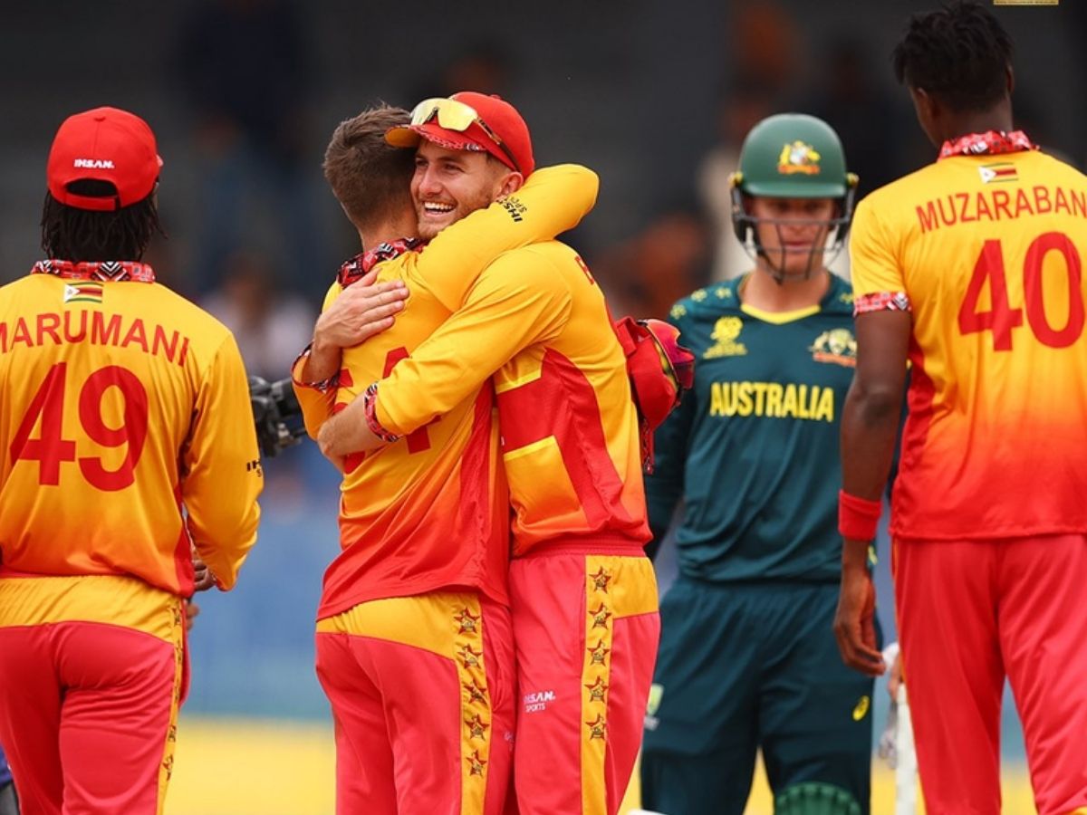 T20 WC 2026:  जिम्बाब्वे का बड़ा उलटफेर, ऑस्ट्रेलिया को 23 रन से रौंदा, मुजरबनी बने हीरो