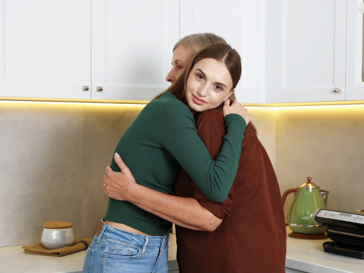 Hugging reduces stress. - Photo Gallery