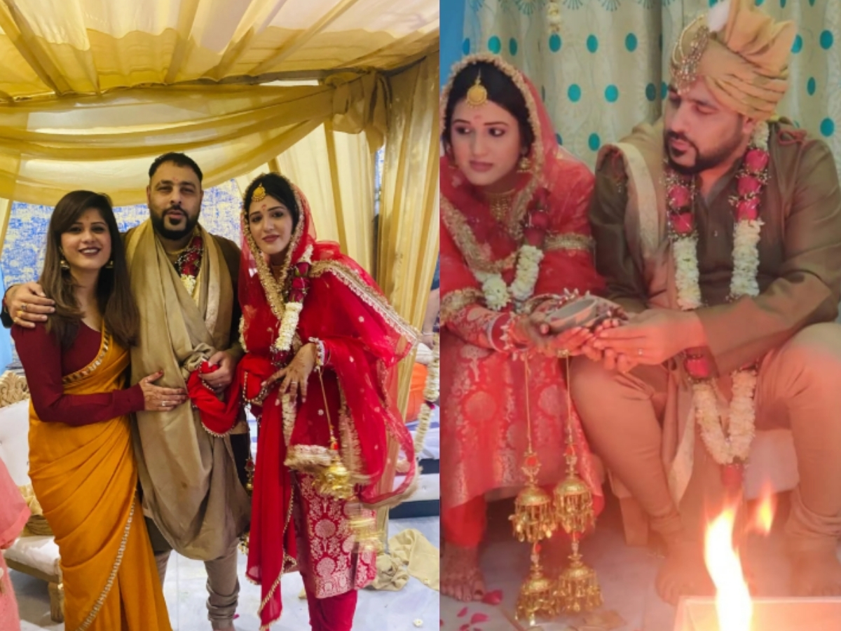 The wedding was conducted according to Punjabi-Hindu customs. - Photo Gallery