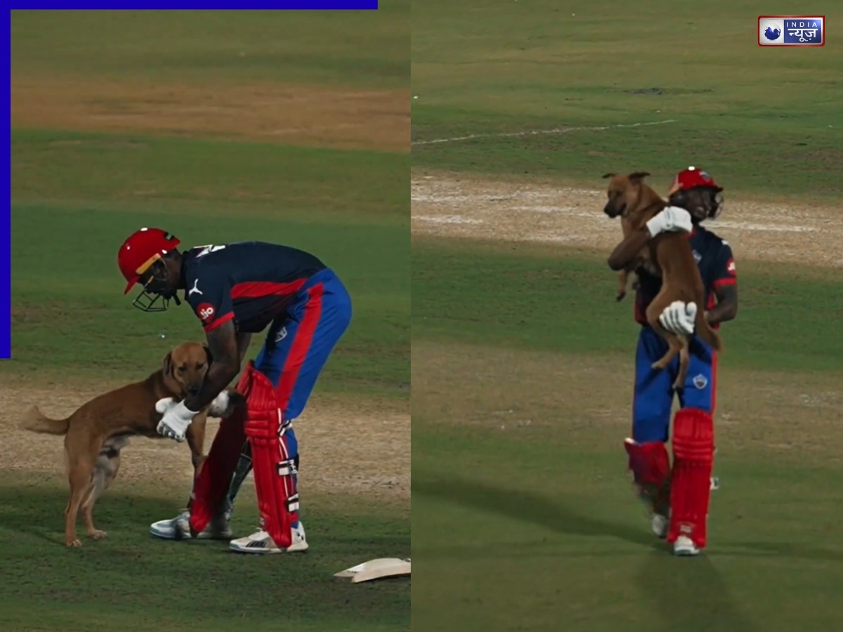 जब बीच मैदान में घुसा कुत्ता… तो खिलाड़ी ने बल्ला छोड़ किया ऐसा काम, तालियों से गूंज उठा स्टेडियम!