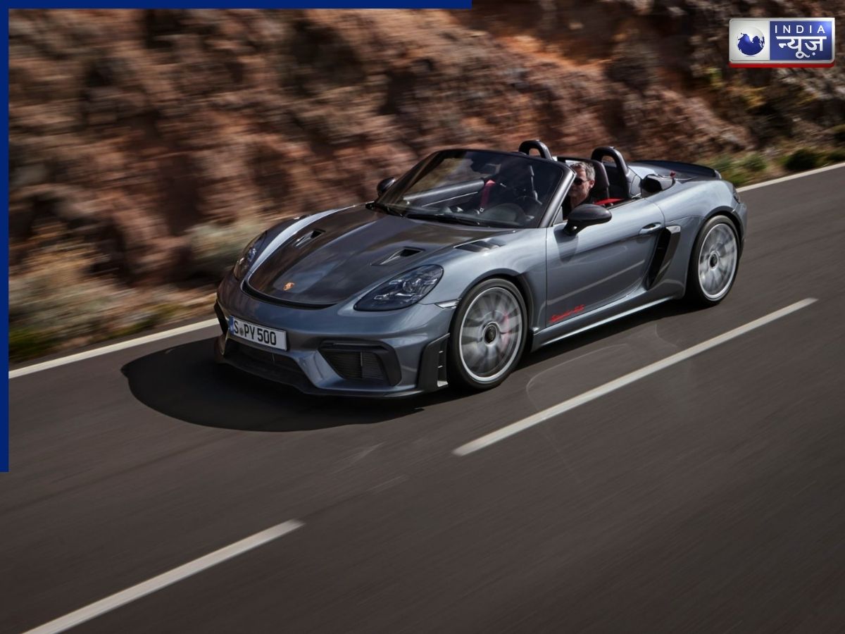 Ananya Birla's Porsche 718 Boxster Spyder - Photo Gallery