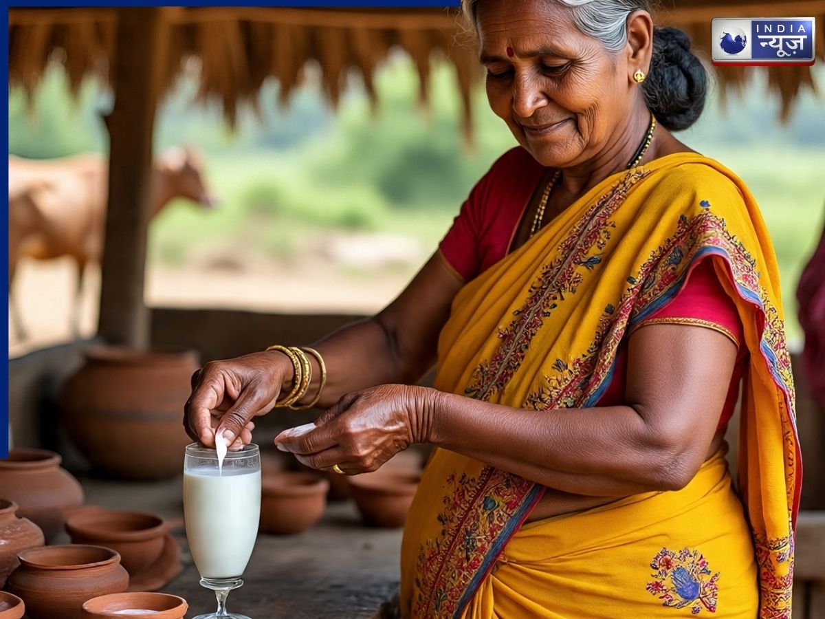 In earlier times, people used to consume buttermilk. - Photo Gallery