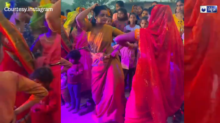 भोजपुरी गाने पर लड़की ने साड़ी पहनकर लगाए ठुमके, ‘लचकती कमर’ देख सोशल मीडिया पर मचा बवाल, देखें वीडियो!