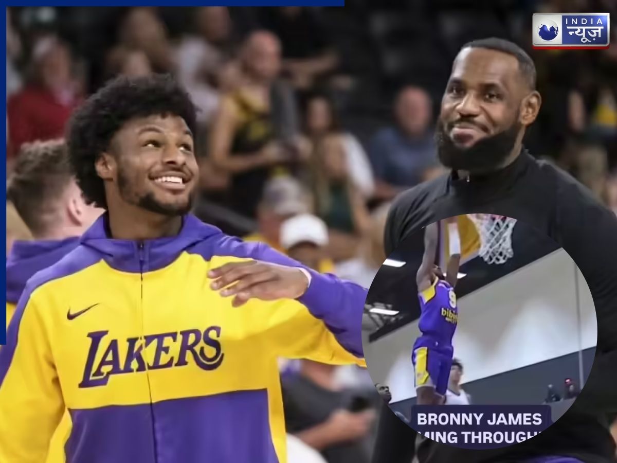 ब्रॉनी जेम्स के धमाकेदार ‘ड्राइविंग डंक’ ने लूटी महफिल, बेटे की परफॉर्मेंस देख गर्व से झूम उठीं मां सवाना