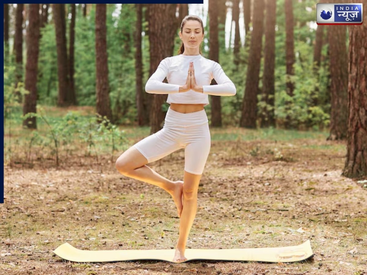Tree Pose or Vrikshasana Yoga - Photo Gallery