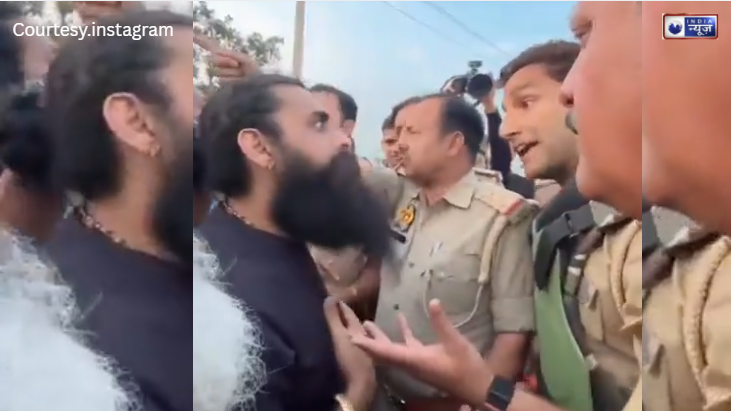 मथुरा में ‘दक्ष चौधरी’ का बवाल, पुलिस को बताया ‘फर्जी हिंदू’, तो खाकी ने दिया करारा जवाब, देखें वीडियो!