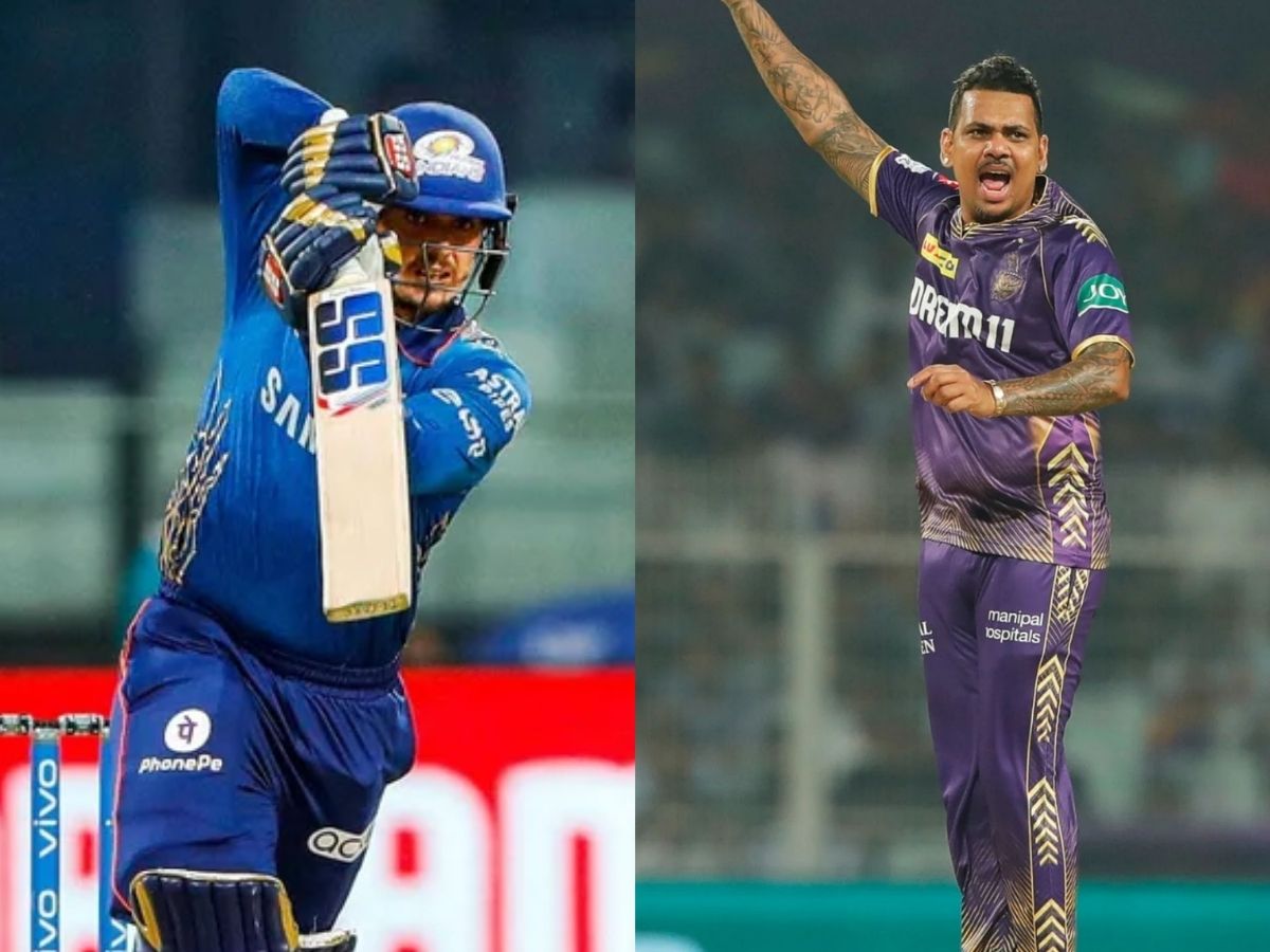 De Kock vs Sunil Narine - Photo Gallery