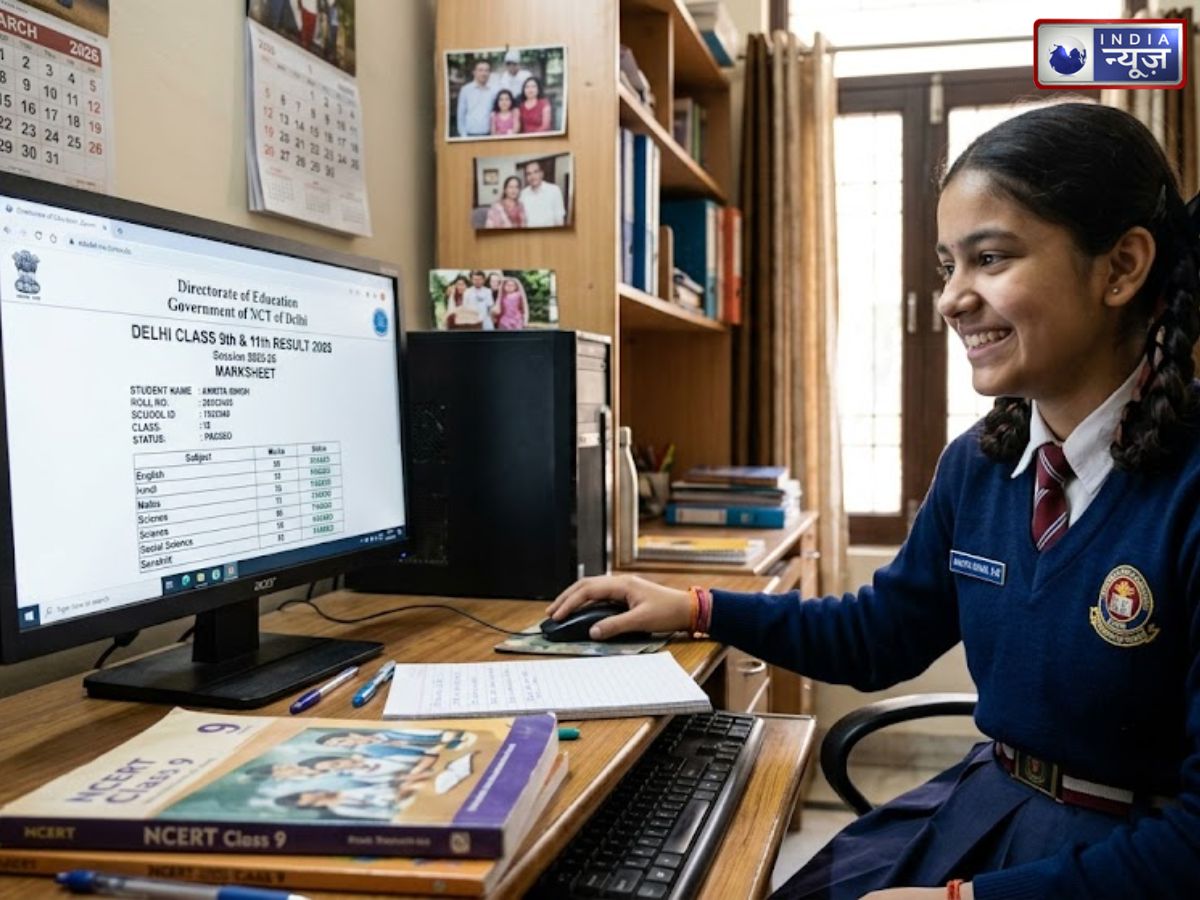 Delhi Class 9 11 Result 2026: दिल्ली स्कूल कक्षा 9वीं, 11वीं रिजल्ट edudel.nic.in पर जारी, ऐसे आसानी से करें चेक